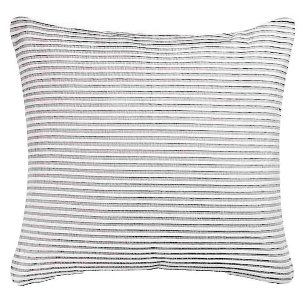 KAS Room Finley Euro Pillow Sham European 26x26 Dorm Room Summer Ticking Stripe